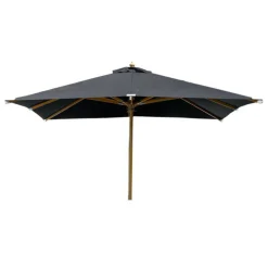 PARIS PRIX - Parasol en bois "naxos" 300cm noir