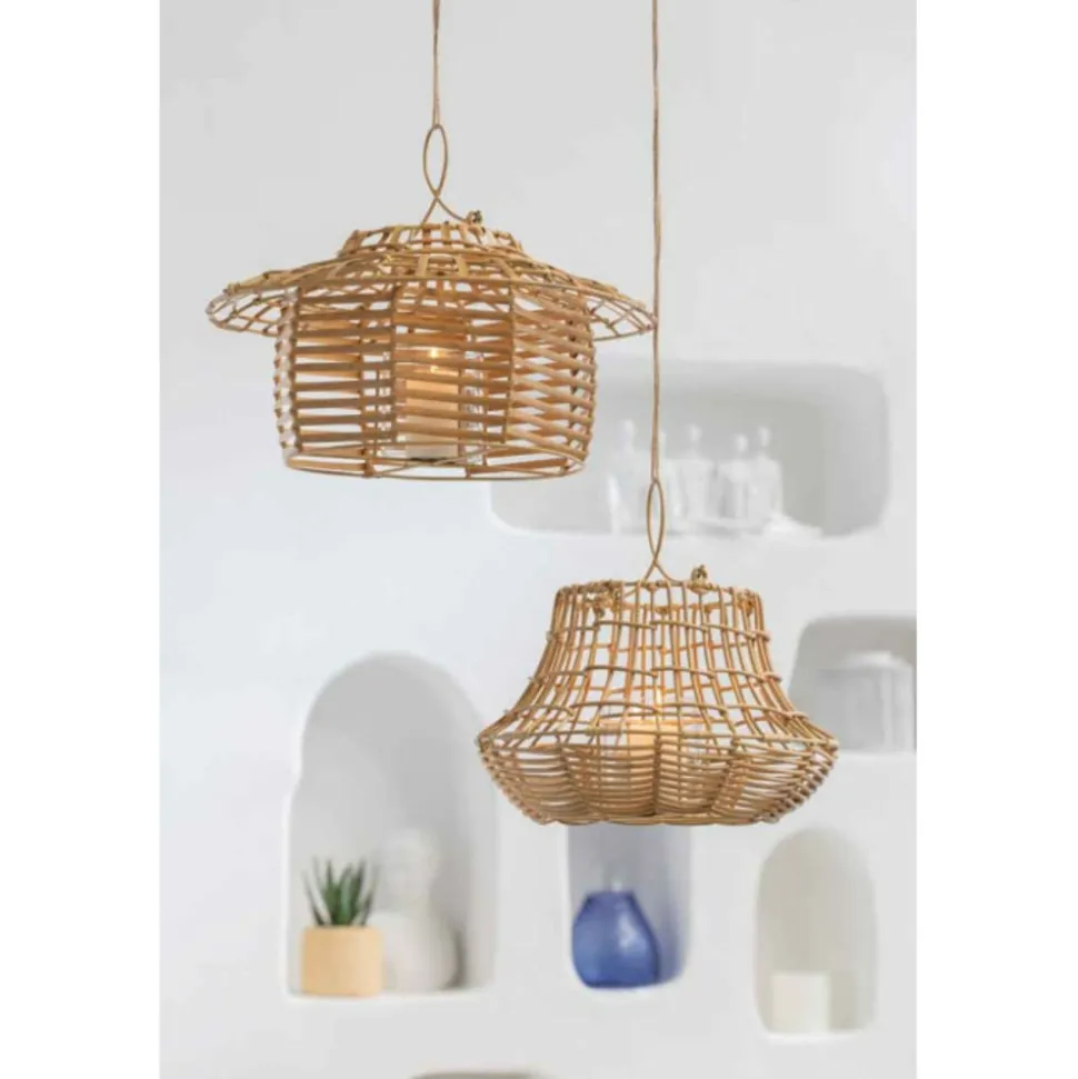 PARIS PRIX - Photophore design "suspendu" 32cm naturel