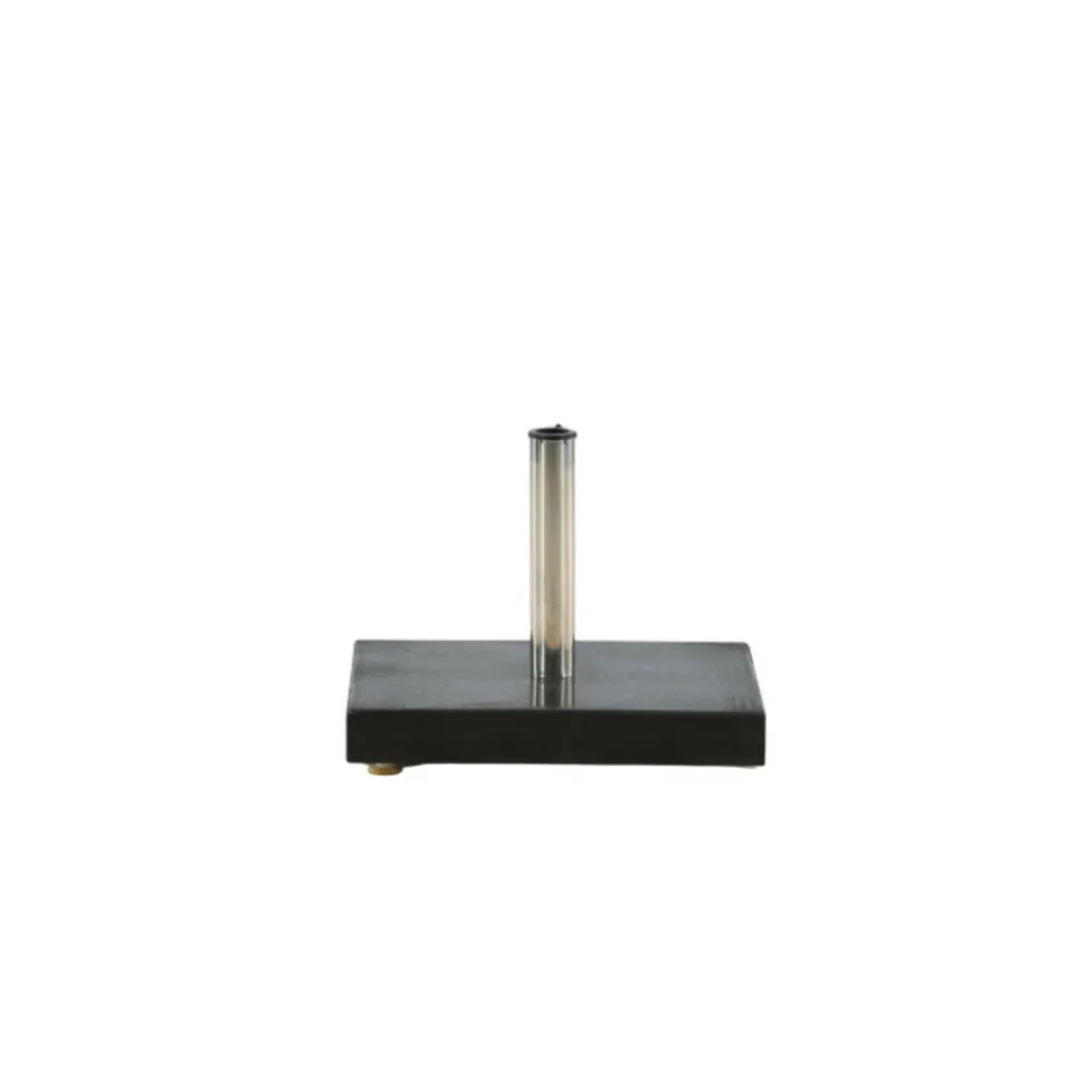 PARIS PRIX - Pied de parasol carré en granite "stathera" 50cm gris