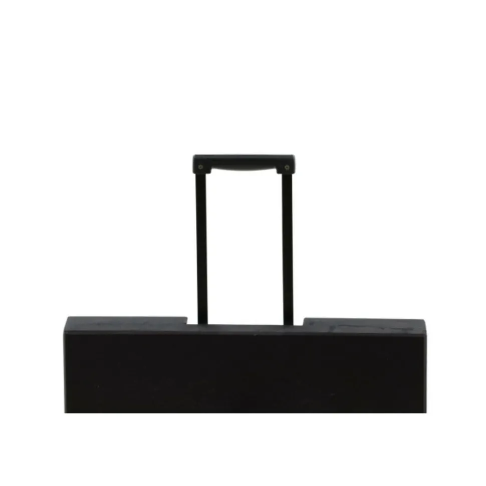PARIS PRIX - Pied de parasol carré en granite "stathera" 50cm gris