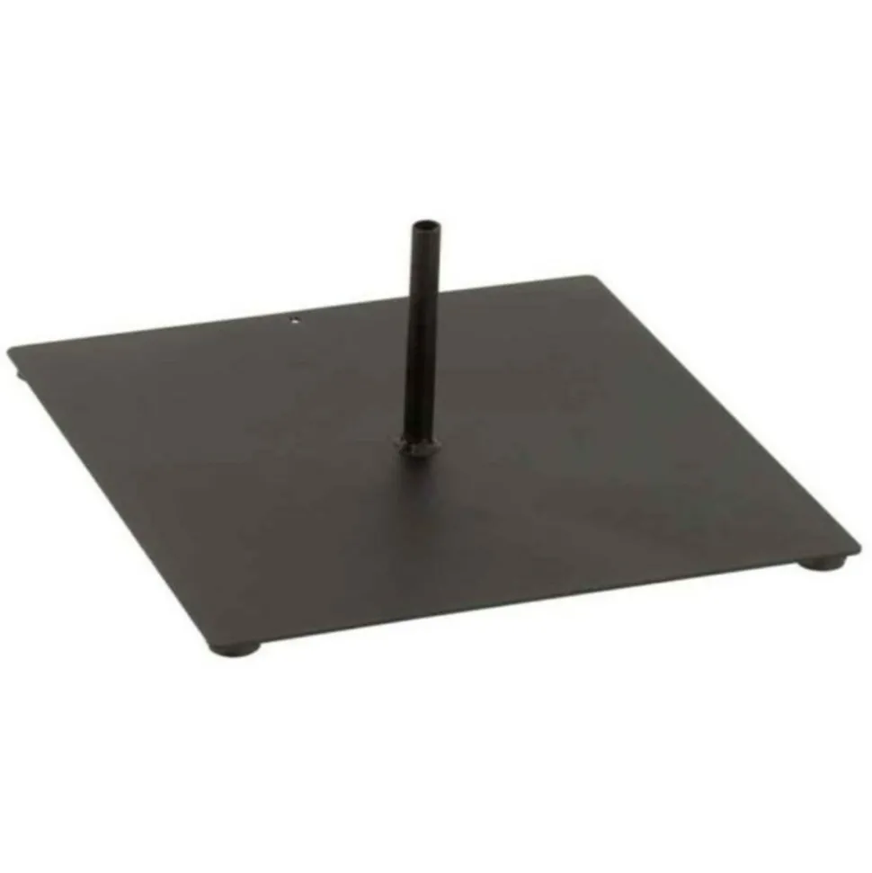 PARIS PRIX - Pied pour parasol en métal "shiva" 30cm noir