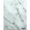 PARIS PRIX - Planche à découper en verre "marbre" 40cm blanc