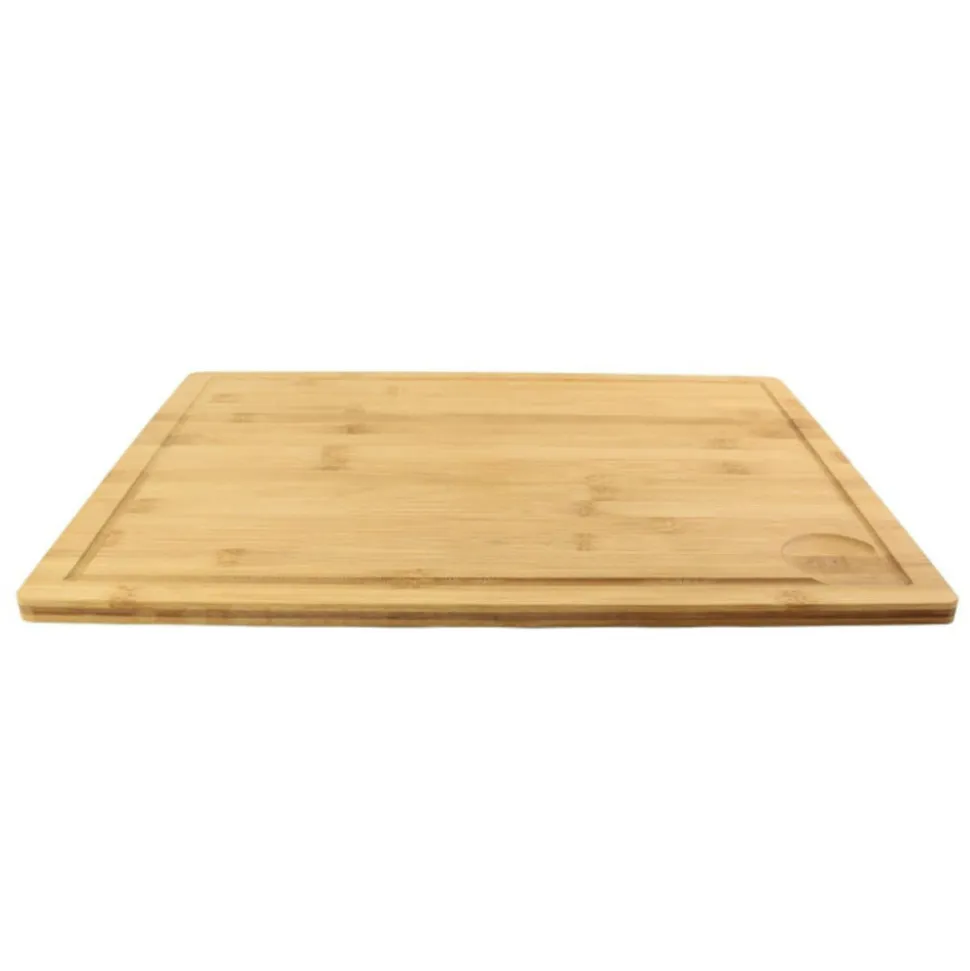 PARIS PRIX - Planche à découper bambou "kitchen" 45cm naturel