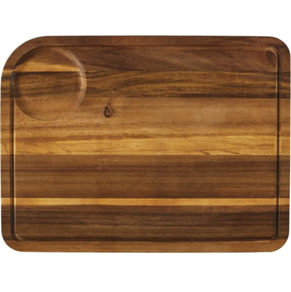 PARIS PRIX - Planche à découper en bois "acacia" 46cm marron