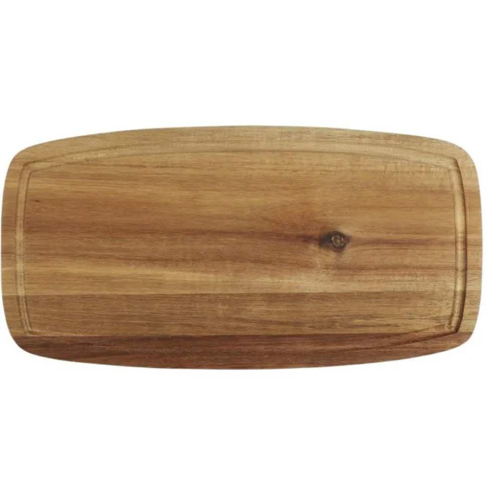 PARIS PRIX - Planche à pain en bois "acacia" 36cm naturel