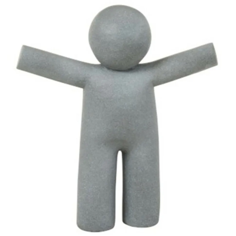 PARIS PRIX - Statuette déco "p'tit maurice" 59cm gris