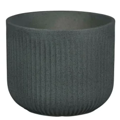 PASSION FOR POTTERY - Pot de fleurs Auckland 08G, coloris gris - D.30xH.24,5cm
