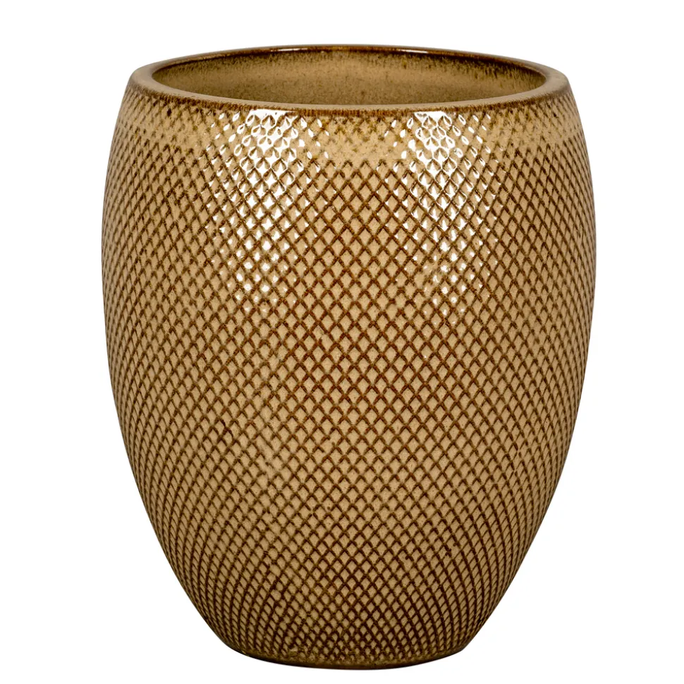 PASSION FOR POTTERY - Pot Busan 1-02MRN Moka - 22x25,5cm