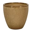 PASSION FOR POTTERY - Pot émaillé en grès Busan 1-01M Marron - D.29xH.27cm