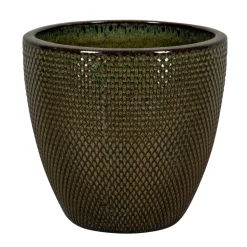 PASSION FOR POTTERY - Pot Busan 1-01DMG Bleu - 23x20,5cm
