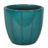 PASSION FOR POTTERY - Pot émaillé en grès Séoul 10-01D Bleu - D.48xH.43cm