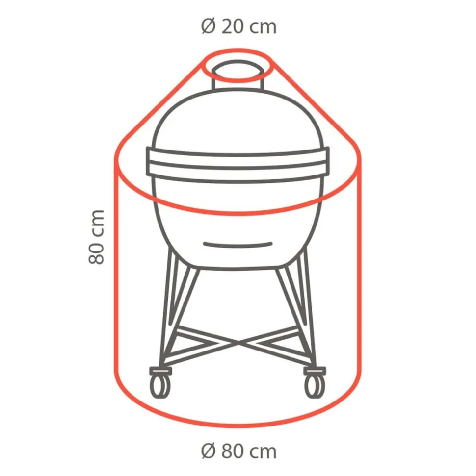 PEREL - Housse d'extérieur pour barbecue ø 80 cm