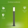 PHILIPS - Lampadaire d'extérieur philips utrecht - anthracite - 20w - résistant aux intempéries