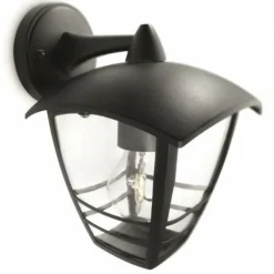 PHILIPS - Lanterne murale extérieure - philips - creek - aluminium - noir