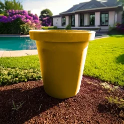 PLAST'UP ROTOMOULAGE - Pot de fleurs rond xxl delight 420l