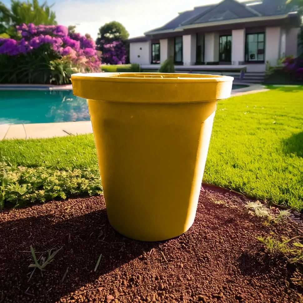 PLAST'UP ROTOMOULAGE - Pot de fleurs rond xxl delight 420l