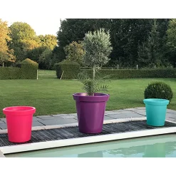 PLAST&AMP;AMP;#039;UP ROTOMOULAGE - Pot de fleurs rond xxl delight 75l