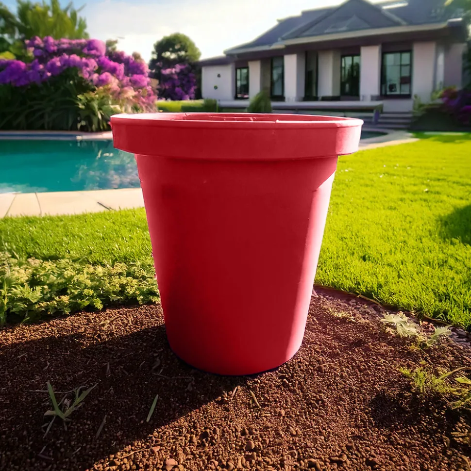PLAST'UP ROTOMOULAGE - Pot de fleurs rond xxl delight 420l