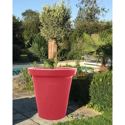 PLAST'UP ROTOMOULAGE - Pot de fleurs rond xxl delight 420l