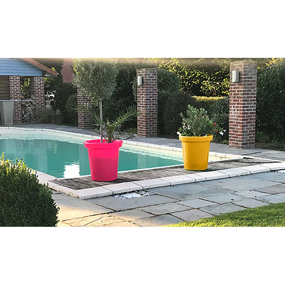 PLAST'UP ROTOMOULAGE - Pot de fleurs rond xxl delight 75l