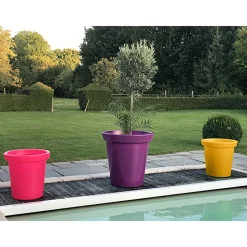 PLAST'UP ROTOMOULAGE - Pot de fleurs rond xxl delight 75l