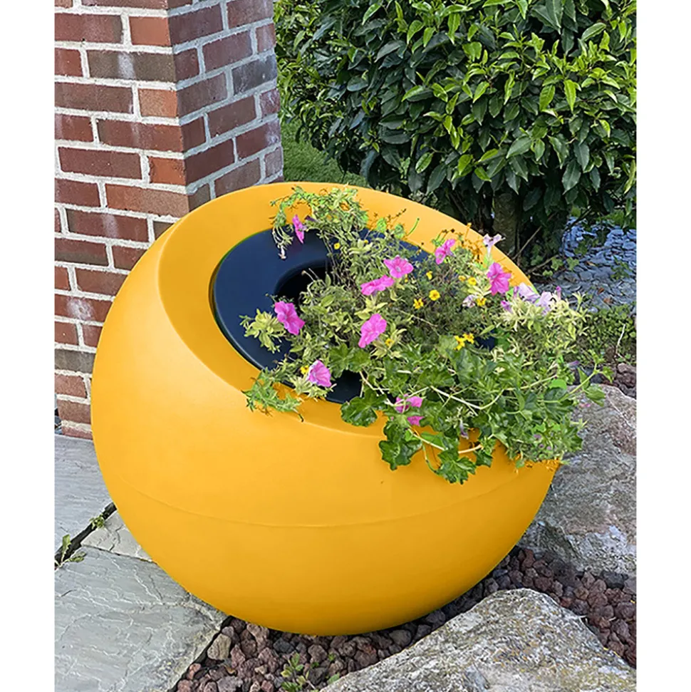 PLAST'UP ROTOMOULAGE - Pot de fleurs sphérique xxl dolce vita 300l