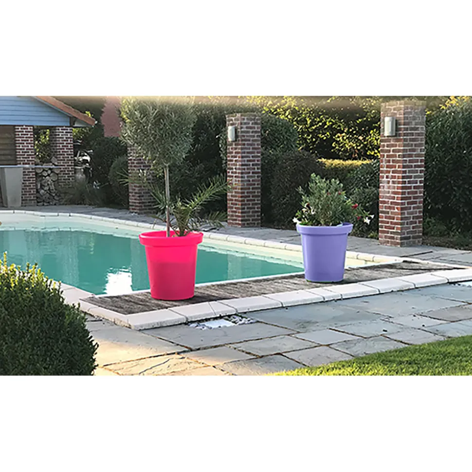 PLAST'UP ROTOMOULAGE - Pot de fleurs rond xxl delight 75l