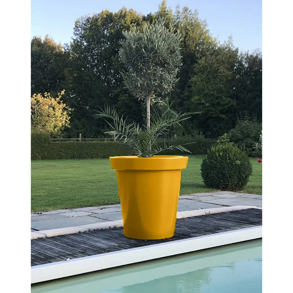 PLAST'UP ROTOMOULAGE - Pot de fleurs rond xxl delight 200l