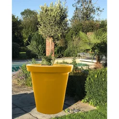 PLAST'UP ROTOMOULAGE - Pot de fleurs rond xxl delight 200l