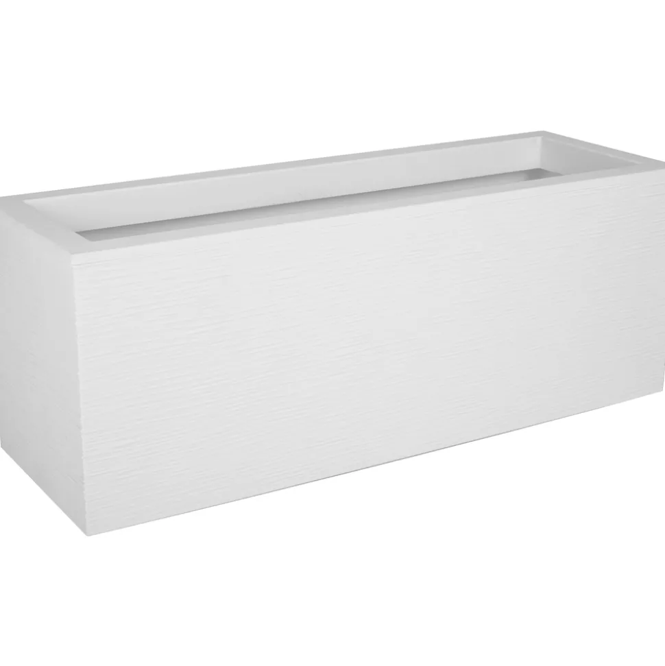POETIC - Balconnière "Graphit Up" blanc cérusé - D.59x19,5x22,8cm - 25L