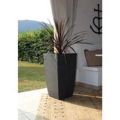POETIC - Carré mi-haut Diva Basalt gris anthracite 42L