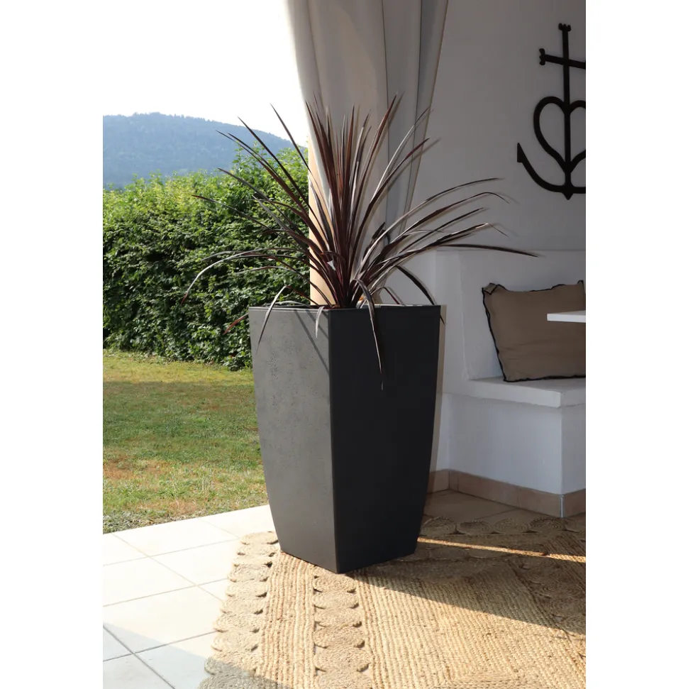POETIC - Carré mi-haut Diva Basalt gris anthracite 42L