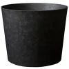POETIC - Pot conique Element, coloris graphite - D.25cm