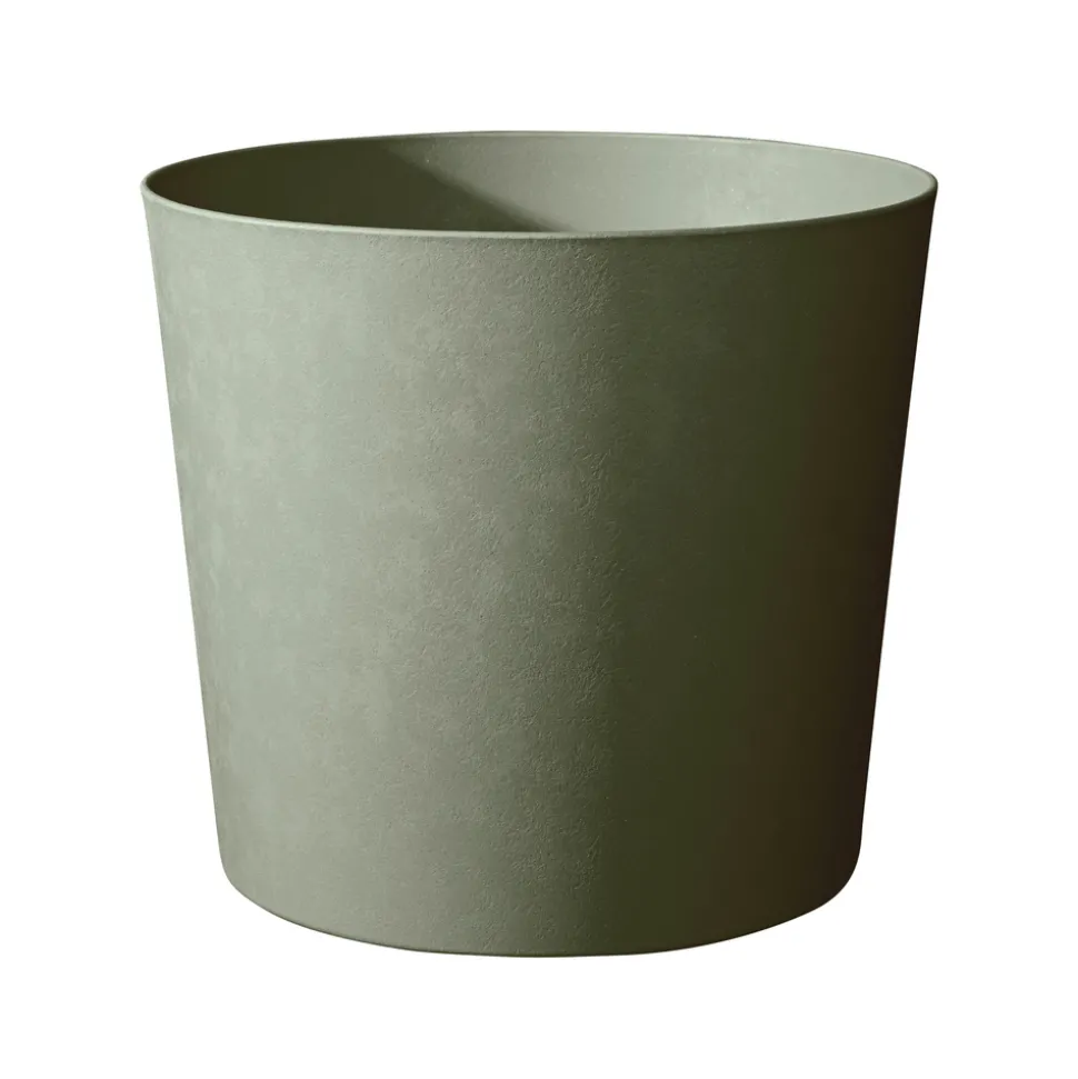 POETIC - Pot conique Element, coloris kaki - D.25cm
