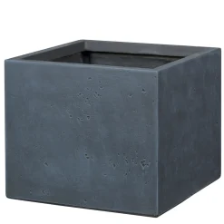 Pot de fleurs Kati carré anthracite - L.33,5xH.32cm