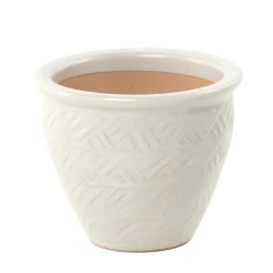 Pot Sebchair Blanc - 21xH.19cm