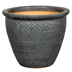 Pot Sebchair Noir - 24.5xH.20cm