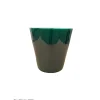POTERIE D'ALBI - Pot Sydney en terre cuite émaillée, coloris jade - D.25xH.29cm