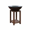 QUOCO - Brasero piatto montabile small corten ø72- quoco