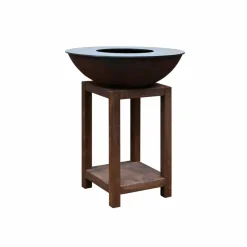 QUOCO - Brasero piatto montabile small corten ø72- quoco