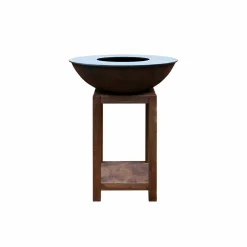 QUOCO - Brasero piatto montabile small corten ø72- quoco