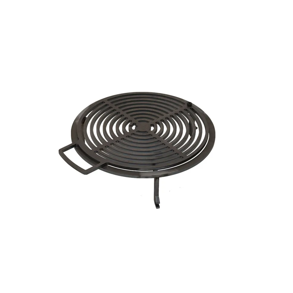 QUOCO - Brasero piatto tavolo medium corten ø84 + grille + spatule + housse