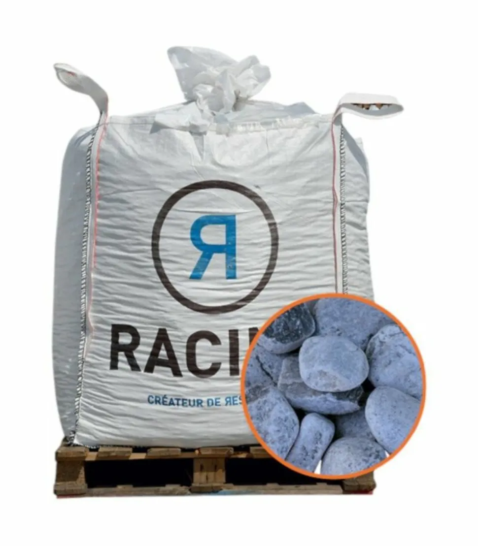 RACINE - Galet marbre gris nevada 25-40mm, big bag 500 kg - f-pai075