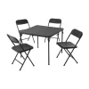 REDCLIFFS - Ensemble table pliante et 4 chaises