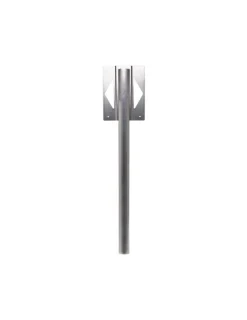 RENZ - Pied elliptique alu pour boite aux lettres - renz
