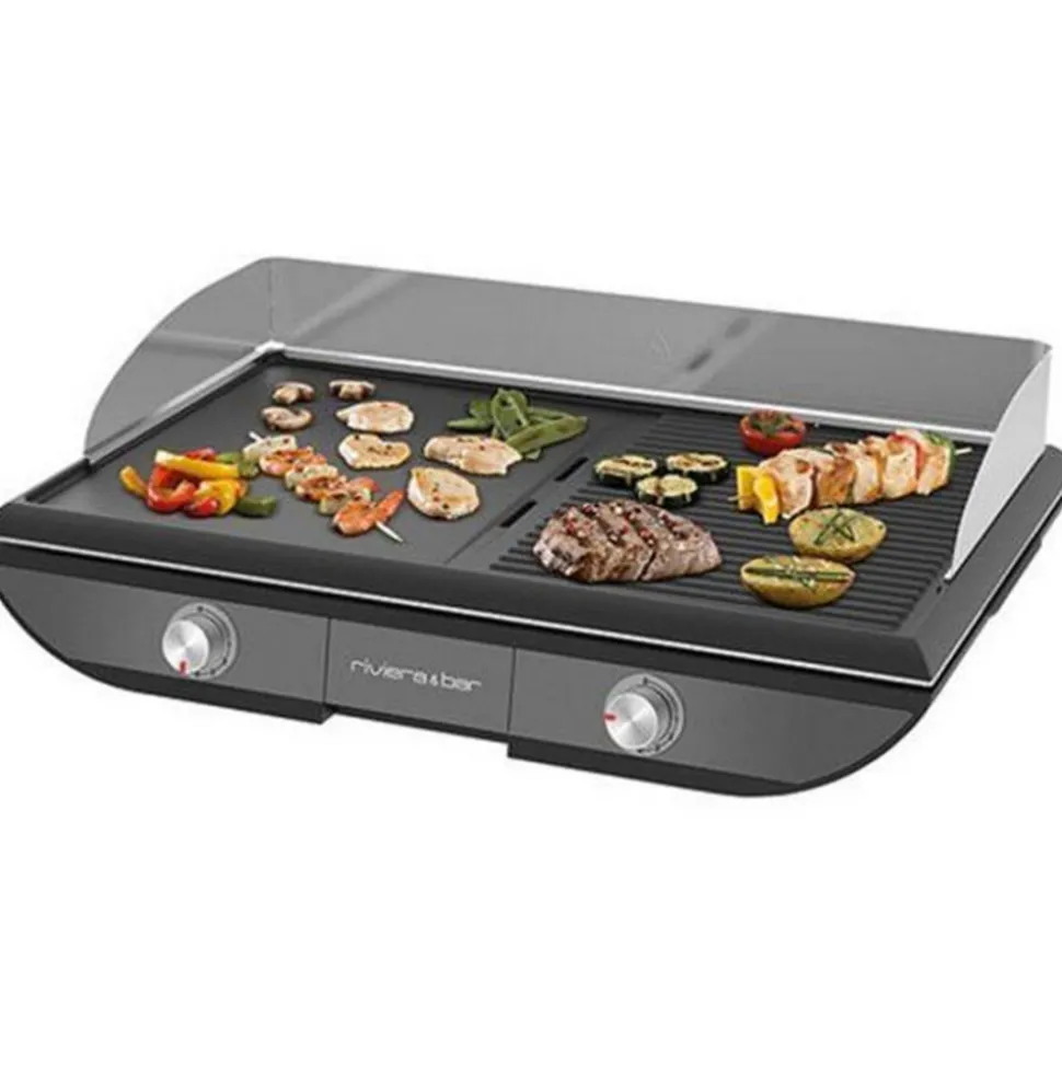 Riviera & bar plancha gril électrique 2300w 50x30cm - qpl570