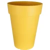 RIVIERA - Pot Soleilla haut jaune - H.66cm