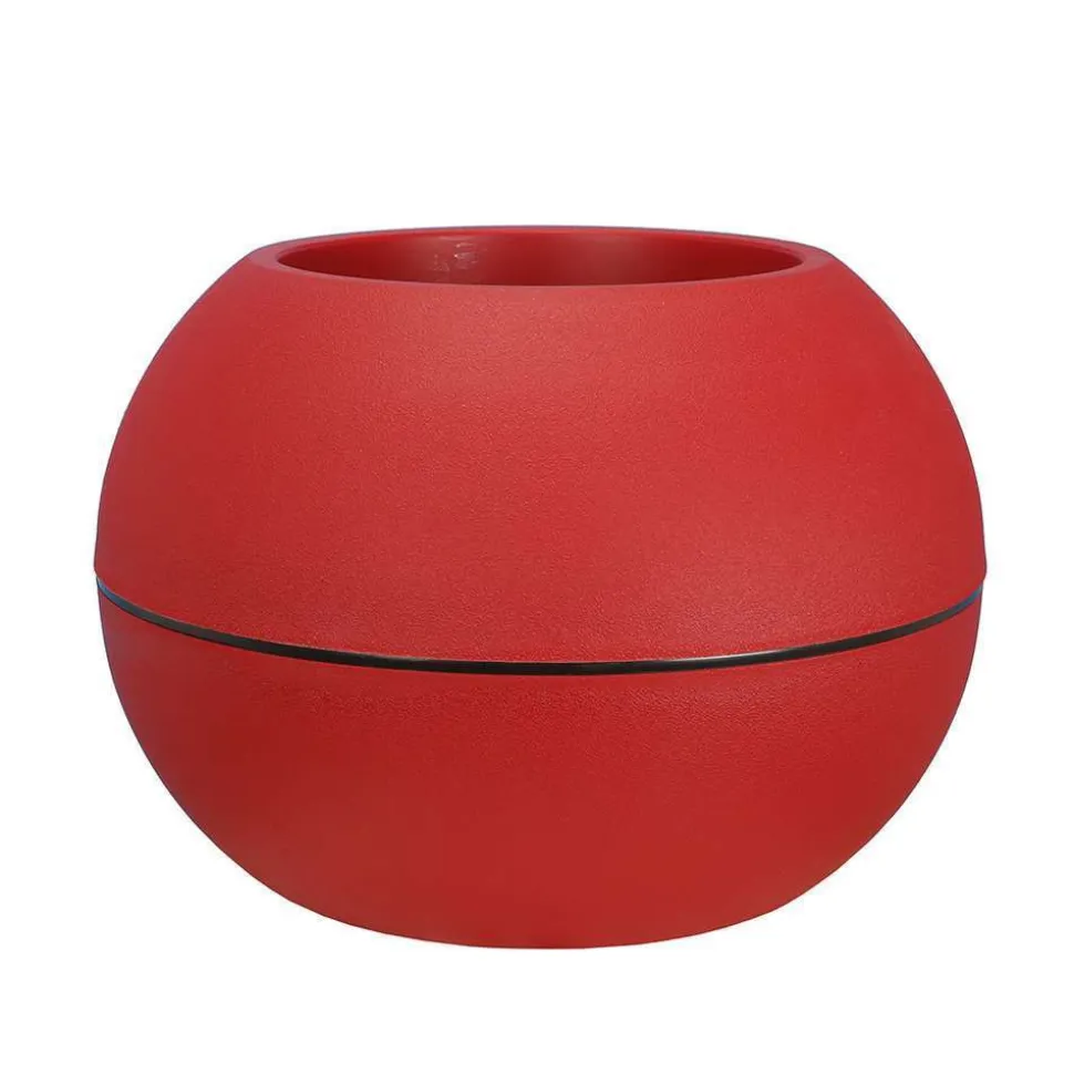 RIVIERA - Riviera - pot de fleurs boule - d40 - rouge