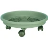 RIVIERA - Soucoupe roulettes 31, vert argile