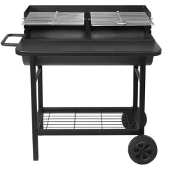 Robby barbecue à charbon 71x35.5cm avec chariot - smoker one